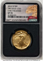 2016-W 50C Modern Bullion Coin NGC MS70   Walking Liberty - Half-Ounce Gold coin front image