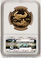 1986-W G$50 Proof 1 oz American Gold Eagle Coin NGC PF70 UCAM coin back image