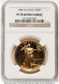 Bullionshark 1986-W G$50 Proof 1 oz American Gold Eagle Coin NGC PF70 UCAM - HAT508335029 