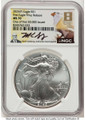 Bullionshark 2025(-P) $1 American Silver Eagle Coin NGC MS70   with Eagle Privy - Struck at Philadelphia - 1 of First 50 - 000 Issued - HAT788414049 