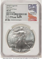 2024(-P) $1 American Silver Eagle Coin NGC MS70   with Star Privy - Struck at Philadelphia coin front image
