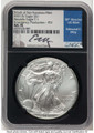 2021-(S) S$1 American Silver Eagle Coin NGC MS70 - Type One - Emergency Issue Struck at San Francisco - First Day of Issue coin front image