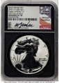 2021-S S$1 Reverse Proof American Silver Eagle Coin NGC rev PF70 - Type Two - First Day of Issue - Designer Edition coin front image