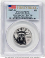 Bullionshark 2007-W $50 Reverse Proof 1/2 oz Platinum Eagle Coin PCGS rev PR70 - 10th Anniversary - First Strike - HAT508335179 