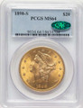 Bullionshark 1898-S $20 Liberty Gold Double Eagle PCGS MS64  CAC - HAT508184015 