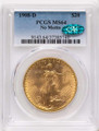 Bullionshark 1908-D $20 Saint Gaudens Double Eagle PCGS MS64  CAC  No Motto - HAT508333005 