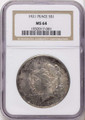 Bullionshark 1921 S$1 Peace Silver Dollar Coin NGC MS64 - HAT789860007 
