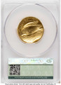 2009 $20 Gold High Relief Coin CACG MS70   One-Ounce Gold Ultra  Twenty Dollar coin back image