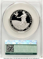 2011-W $100 Proof Modern Bullion Coin CACG PR70   One-Ounce Platinum Eagle - Statue of Liberty coin back image