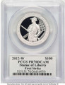 Bullionshark 2012-W $100 Proof Modern Bullion Coin PCGS PR70   One-Ounce Platinum Eagle - HAT789601001 