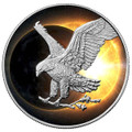  2026 Silver Eagle – Solar Eclipse Edition Colorized Silver Eagle w/Box COA 