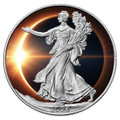  2026 Silver Eagle – Solar Eclipse Edition Colorized Silver Eagle w/Box COA 