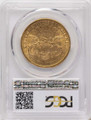 1878 $20 Gold Liberty Double Eagle PCGS MS61 coin back image