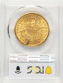 1875-CC $20 Gold Liberty Double Eagle PCGS MS62 coin back image