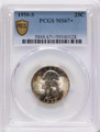 Bullionshark 1950-S 25C Washington Quarter Coin PCGS MS67  + - HAT508391008 