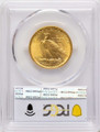 1907 $10 Indian Gold Eagle Coin PCGS MS64  +  No Motto coin back image
