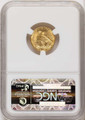 1908 $2.5 Indian Gold Quarter Eagle Coin NGC MS64 coin back image