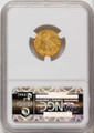 1911 $2.5 Indian Gold Quarter Eagle Coin NGC MS64 coin back image