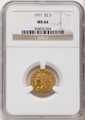 Bullionshark 1911 $2.5 Indian Gold Quarter Eagle Coin NGC MS64 - HAT525206020 