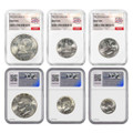  1976 3-Coin Bi-Centennial Set NGC CH UNC America 250 Label 