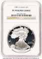 Bullionshark 1989-S S$1 Proof American Silver Eagle Coin NGC PF70 UCAM - HAT752100163 
