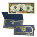 22K Gold-Layered Uncirculated Two-Dollar Bill