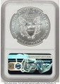 2021 S$1 American Silver Eagle Coin NGC MS70 - Type One - First Day of Issue coin back image