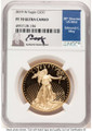 2019-W $50 Proof 1 oz American Gold Eagle Coin NGC PF70 UCAM coin front image