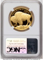 2018-W G$50 Proof 1 oz American Gold Buffalo Coin NGC PF70 UCAM coin back image