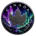  2026 Silver Maple Leaf – Aurora Borealis - Colorized Limited Edition 1 of 500 