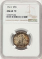 Bullionshark 1924 25C Standing Liberty Quarter Coin NGC MS67 - HAT508238009 