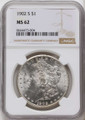 Bullionshark 1902-S S$1 Morgan Silver Dollar Coin NGC MS62 - HAT787616023 