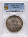 1900 S$1 Commemorative Silver Coin PCGS MS66   Lafayette Dollar coin front image