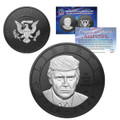  2026 Donald J. Trump Semiquincentennial $1 Coin – Black Ruthenium & Frosted Highlights Deluxe Edition 