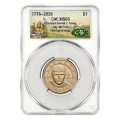  2026 President Donald J. Trump Dollar July 4th Privy FDI CAC MS65 First Day of Delivery - Battlefield Label 
