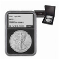  2027 $1 American Silver Eagle NGC MS70 Black Label w/Box & CoA (1 of 250) 