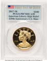 Bullionshark 2017-W $100 Gold High Relief Coin PCGS MS70 DCAM    American Liberty - HAT788107040 