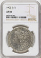Bullionshark 1903-S S$1 Morgan Silver Dollar Coin NGC XF45 - HAT790682006 