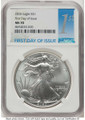 Bullionshark 2026 $1 American Silver Eagle Coin NGC MS70 - First Day of Issue - HAT524532107 