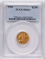 Bullionshark 1926 $2.5 Indian Gold Quarter Eagle Coin PCGS MS64  + - HAT525206028 
