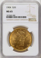 Bullionshark 1904 $20 Gold Liberty Double Eagle NGC MS65 - HAT790677020 