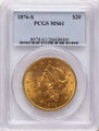 Bullionshark 1876-S $20 Gold Liberty Double Eagle PCGS MS61 - HAT508084008 