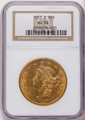 Bullionshark 1857-S $20 Gold Liberty Double Eagle NGC AU58 - HAT791058007 