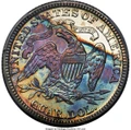Bullionshark 1889 25C Seated Quarter Coin PCGS MS67  CAC + - HAT791027026 