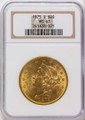Bullionshark 1875-S $20 Gold Liberty Double Eagle NGC MS61 - HAT791058011 