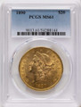 Bullionshark 1890 $20 Gold Liberty Double Eagle PCGS MS61 - HAT171509101 