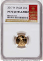 2017-W $5 Proof 1/10 oz American Gold Eagle Coin NGC PF70 UCAM coin front image