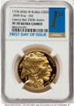 Bullionshark 2026-W G$50 Proof 1 oz American Gold Buffalo Coin NGC PF70 UCAM - Liberty Bell 250 Privy - First Day of Issue - HAT789229077 