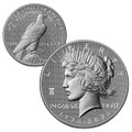 1776-2026 Diamond Field Morgan and Peace Dollar Two-Coin Set w/CoA & OGP 