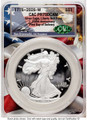 2026-W $1 Proof American Silver Eagle Coin CACG PR70 DCAM - Liberty Bell 250 Privy coin front image